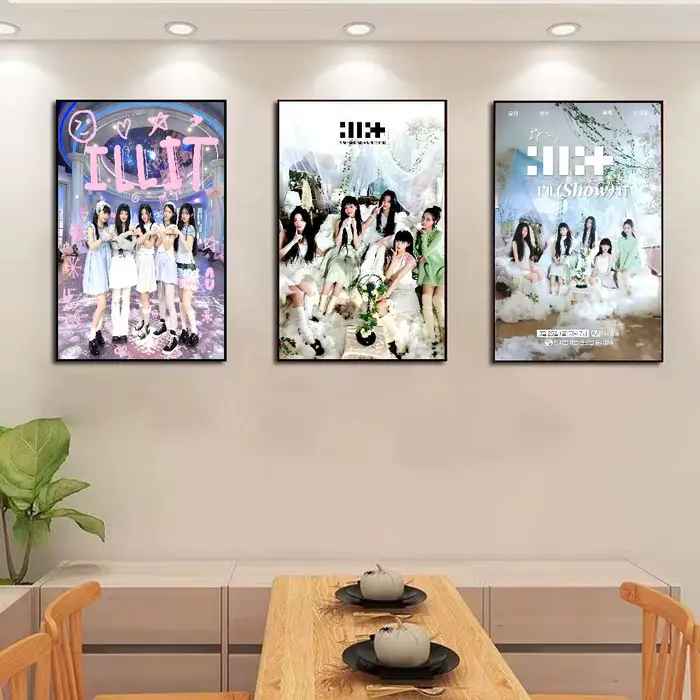 Affiches d'anime Kpop coréen I-illit