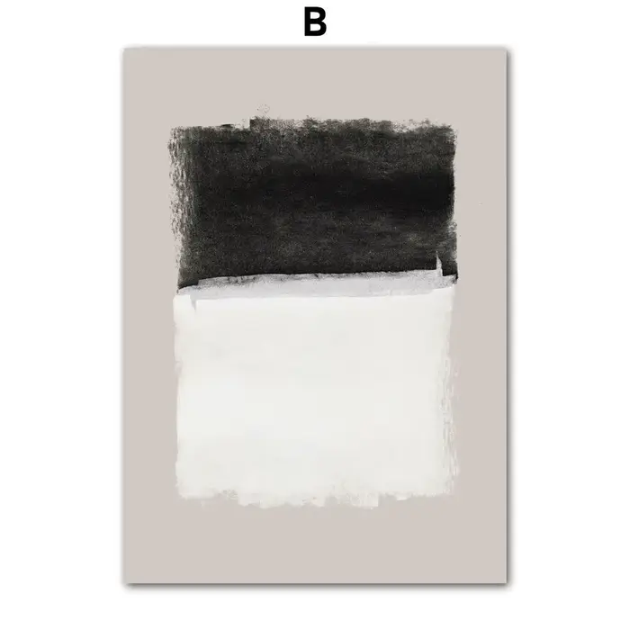 Affiche d'art minimaliste abstraite avec lignes, figures, visages et feuilles, impression cubiste, d
