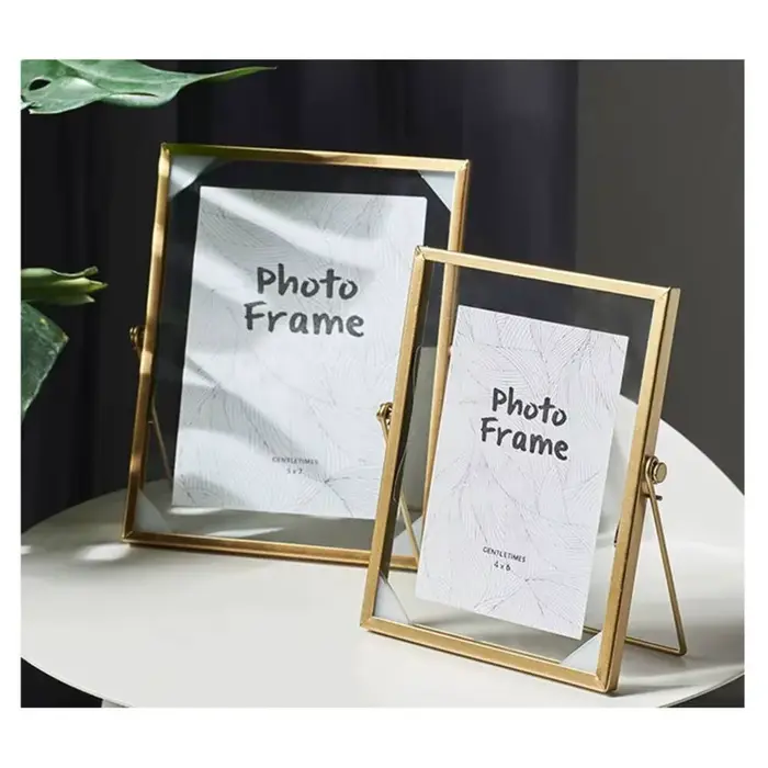 Cadre photo en verre de 6 pouces
