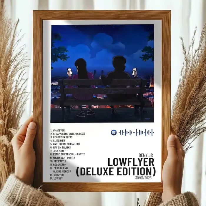 Pop rappeur B_BENY J_JR Album HD lin toile affiche mur Art imprime pour salon chambre bureau décorat
