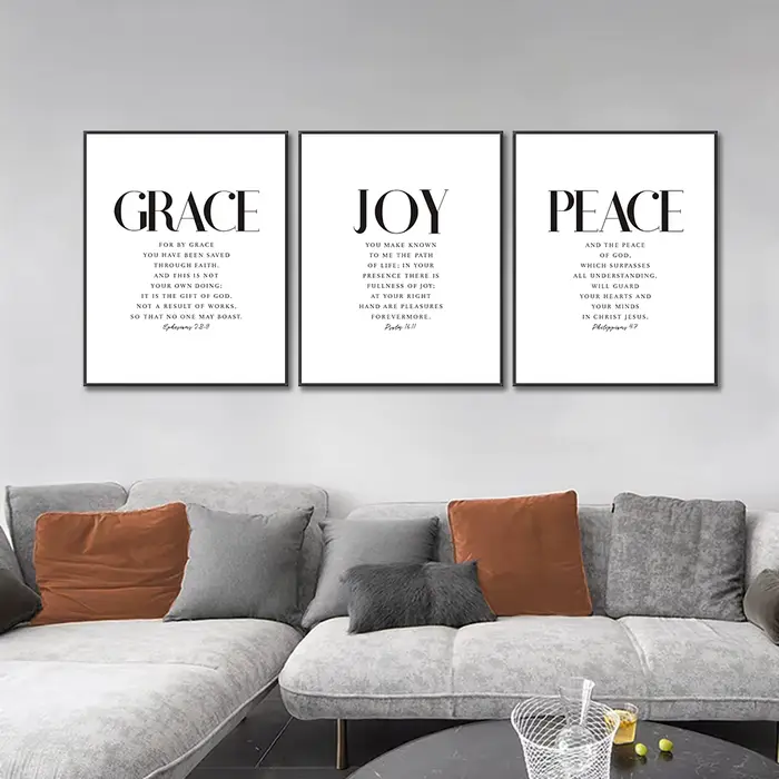Affiche murale verset de la Bible