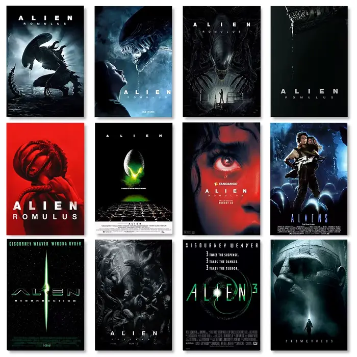 Affiche d'art de film Alien 1979 – 2024