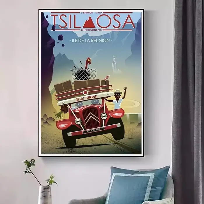 Affiches et imprimés de voyage Vintage de paysage