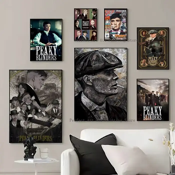 Affiche en papier imprimé Tommy Shelby Peaky Blinders