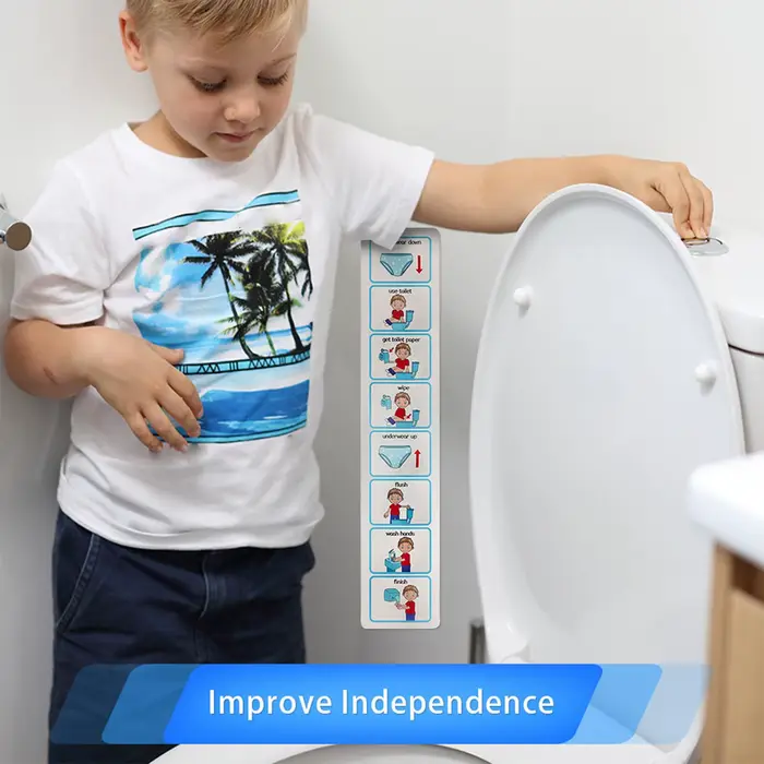 Formation à la propreté calendrier visuel tableau des toilettes