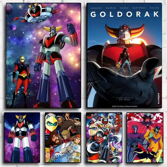 Robot g-ororak classique Anime affiche HD décor à la maison mur collant étanche
