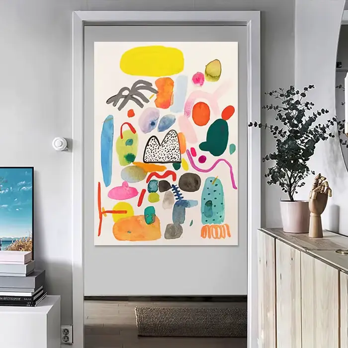 Image d'art mural sur toile faite à la main pour la décoration de la maison