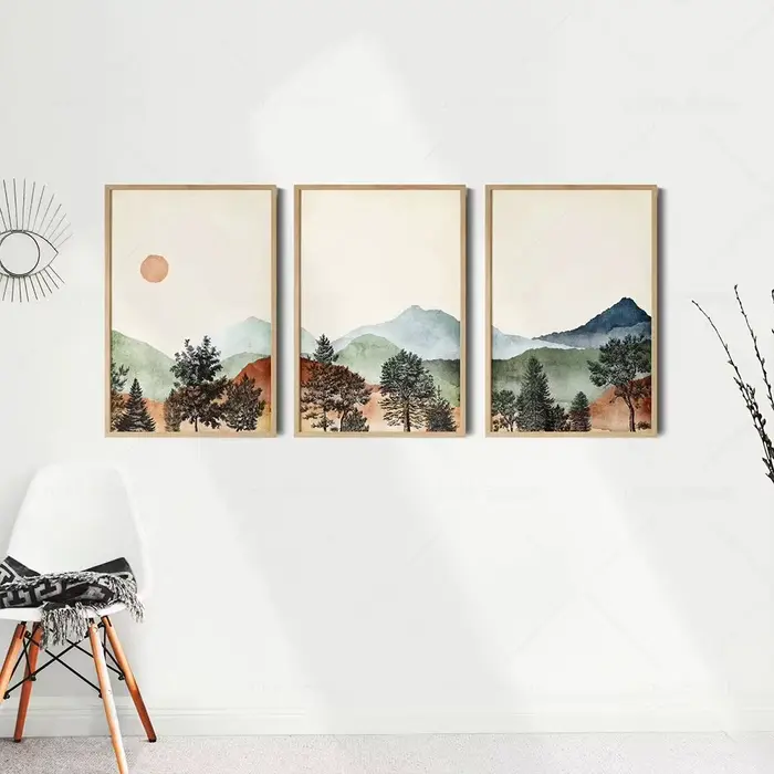 Toile d'art mural aquarelle