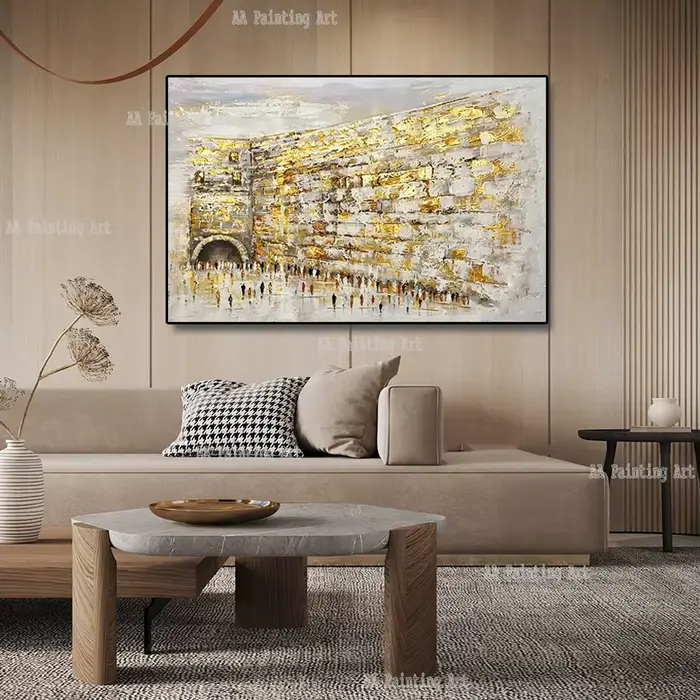 Grande toile d'art de luxe
