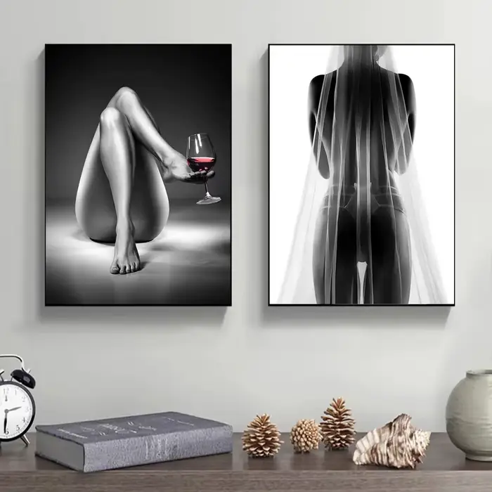 Affiche d'art Mural de femme nue Sexy