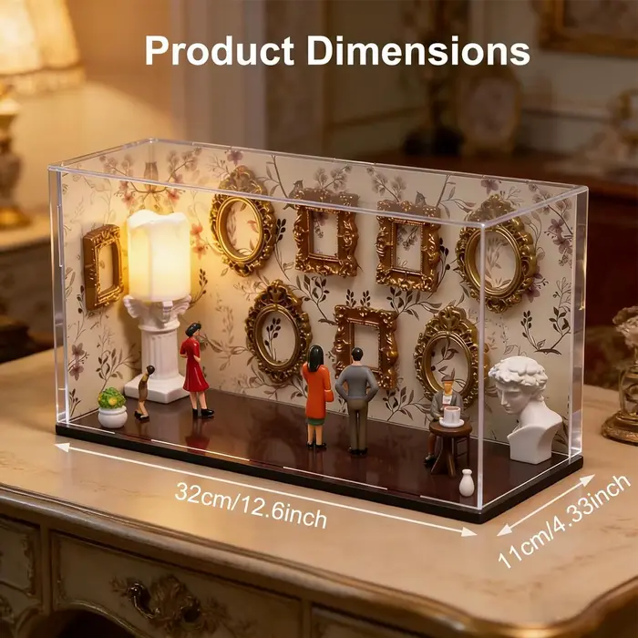 Mini Kit de Cadres Photo 3D Silhouette Musée DIY