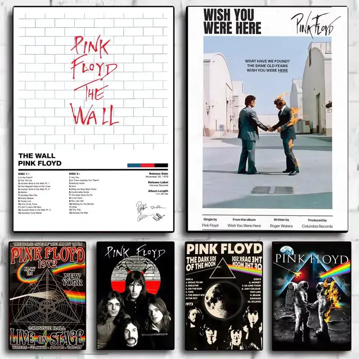 Affiche d'album classique Pop Band P_Pink F_Floyd