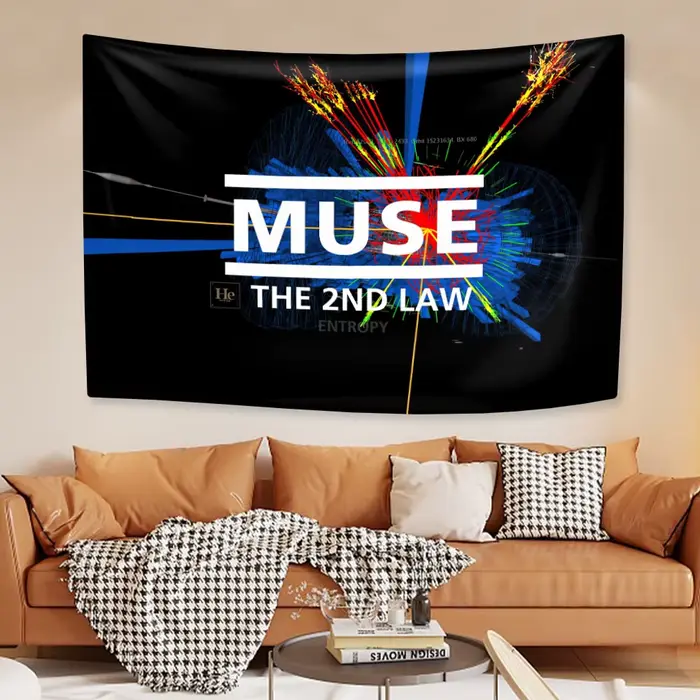Tapisserie de groupe de rock de musique britannique