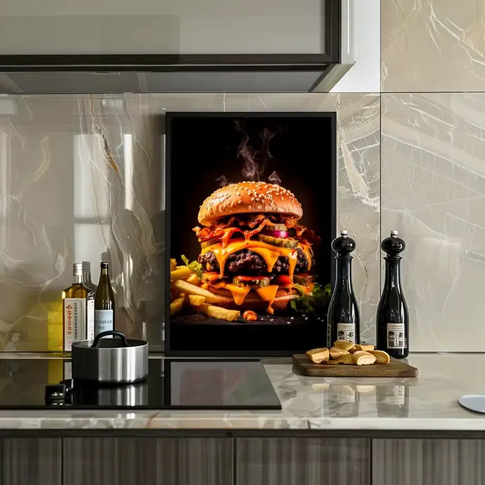 Affiche de cuisine, impression de nourriture