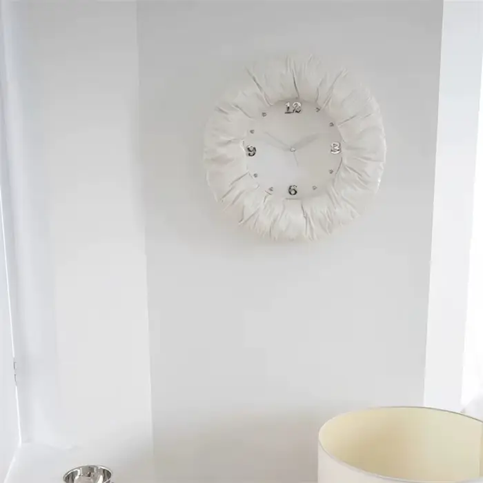 Horloge murale coréenne en tissu