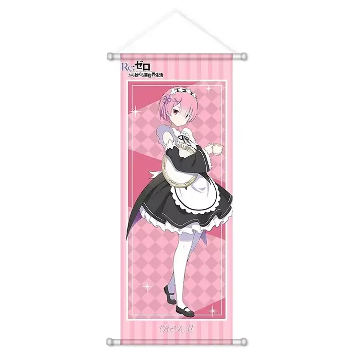 Affiches de l'anime Re:Life in A Different World From Zero Rem Ram Emilia Beatrice