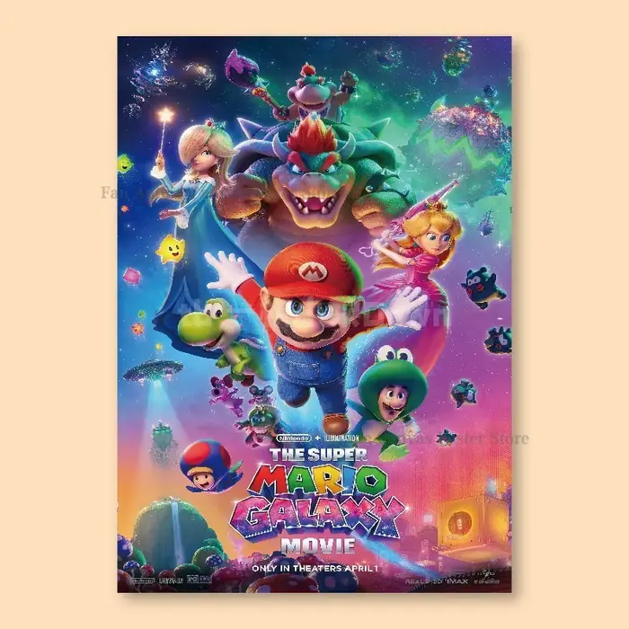 Affiche de film M-Mario Brothers Galaxy