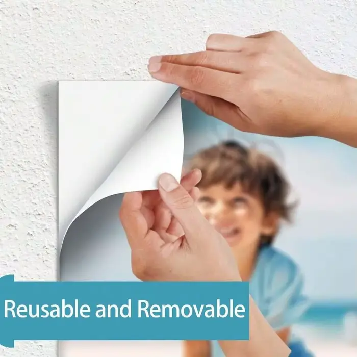 1 impression d'affiche autocollante personnalisée — Téléchargez votre propre image | Parfait pour toutes les occasions