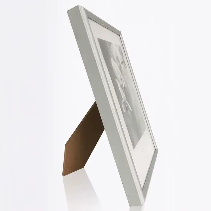 Cadre photo de bureau en métal, cadre de certificat, pléFête glass à l'intérieur, noir minimaliste c