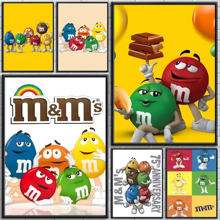 Affiche Candy M-MS C- Chocolate M&M's HD