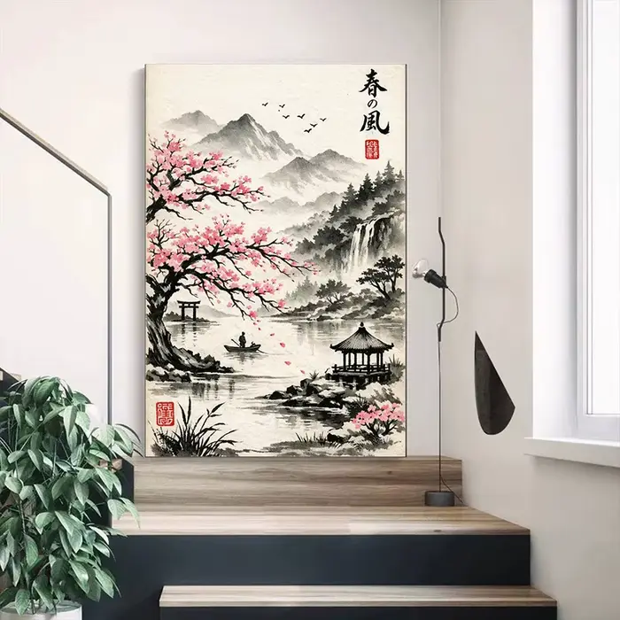 Peinture à l'encre japonaise