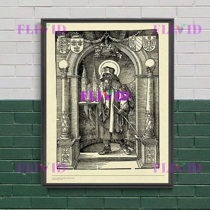 Peinture sur toile d'art mural vintage