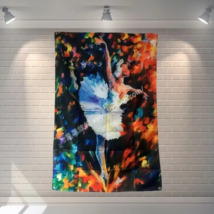 Affiche de groupe de rock "Ballet", peinture, autocollant mural, 56x36, banquet de musique, décorati
