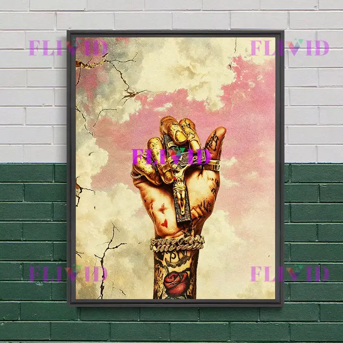 Peinture sur toile d'art mural vintage