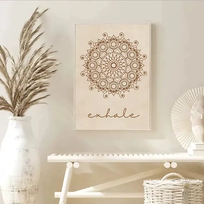 Toile d'art mural Mandala abstrait