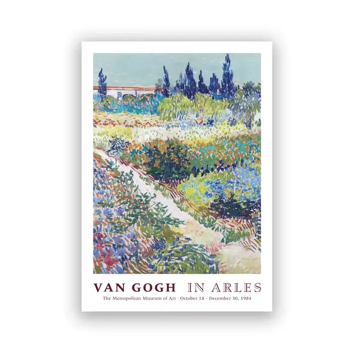The Van Gogh Tour Arles In France Painting, Art Canvas Print, Museum Exhibition Poster, Gallery Wall
