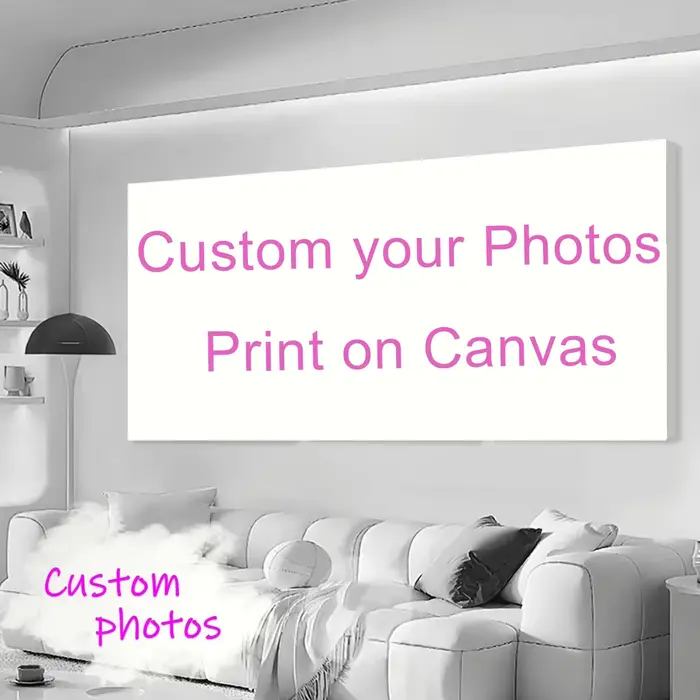 Grande impression sur toile personnalisée horizontale
