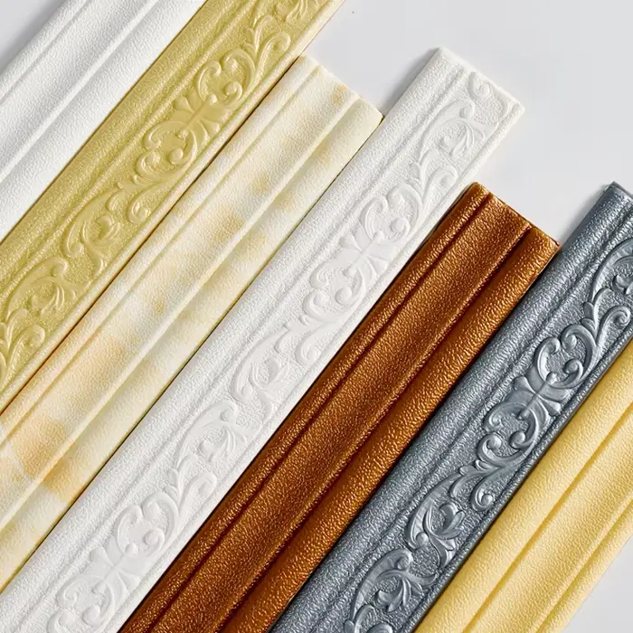 Nouvelle bordure murale 3D autocollante imperméable