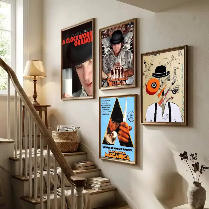 Affiche de film A-A Clockwork Orange avec impressions