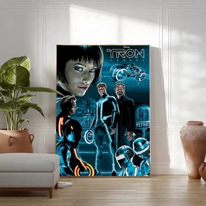 Affiche T-TrOns de Science-Fiction classique, peinture artistique murale, étude, décoration nordique