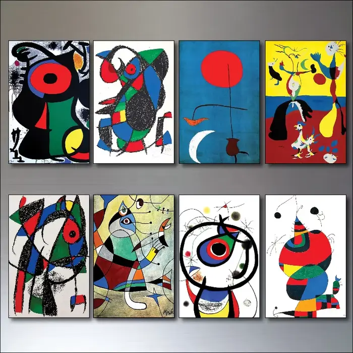 Impression sur toile Joan Miró