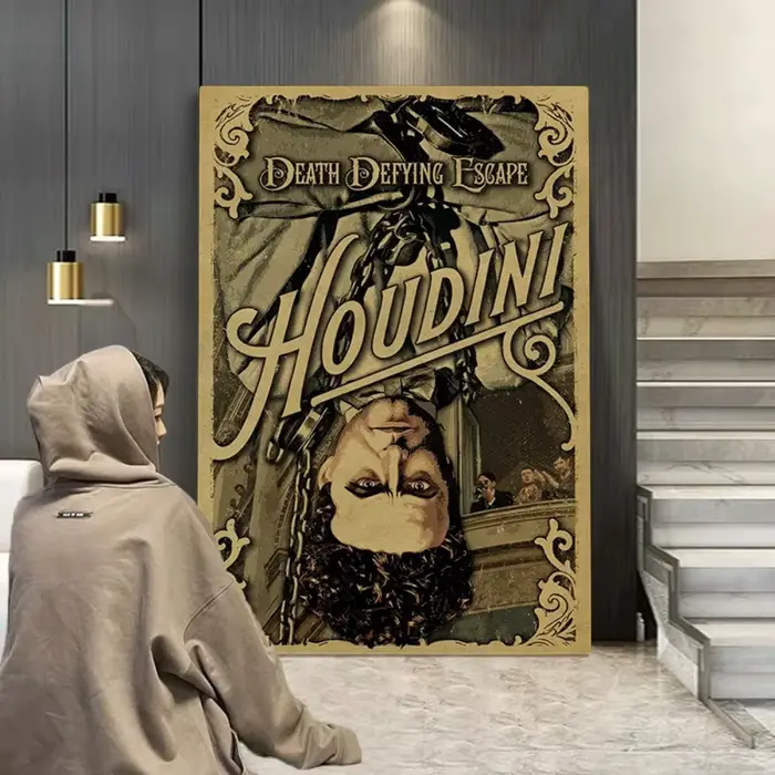 Affiche Vintage Harry Houdini