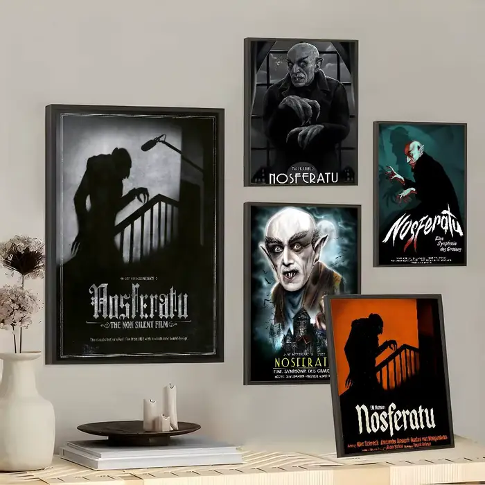Nosferatu classique film d'horreur auto-adhésif Art affiche rétro autocollant bricolage salle Bar café autocollants peinture murale