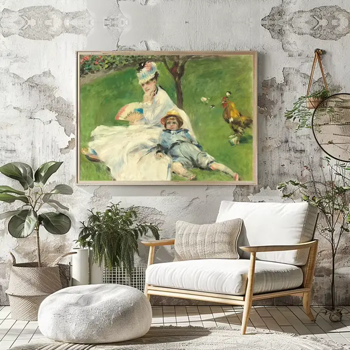 Affiche d'art vintage Pierre Auguste
