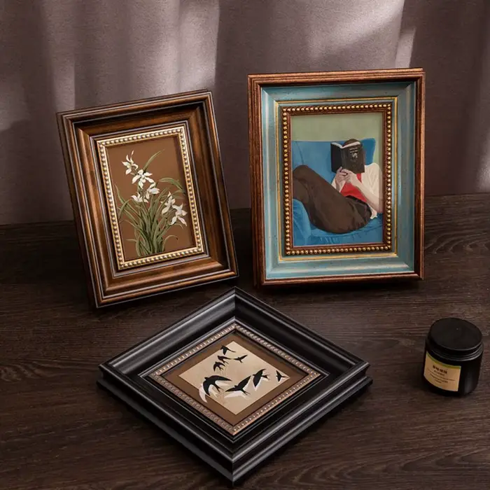 Cadre photo vintage de 6 pouces