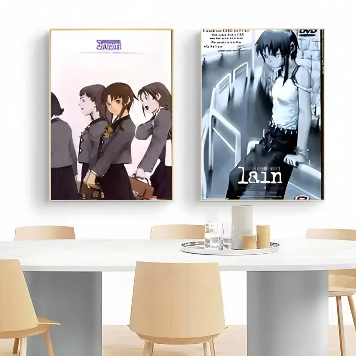 Affiche psychologique Cyberpunk de Serial Experiments Lain