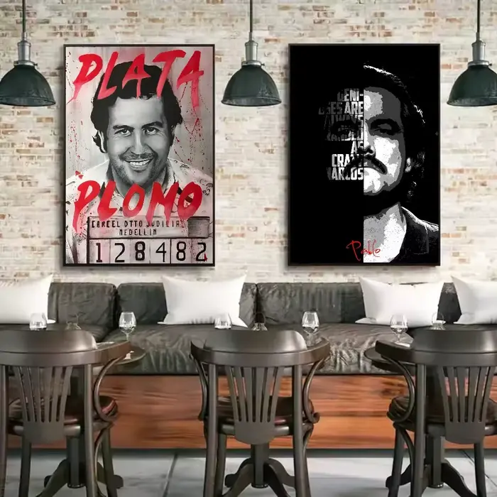 Pablo Escobar personnage légende rétro Vintage affiche Art mur maison salon chambre Bar décor esthétique toile peinture salle