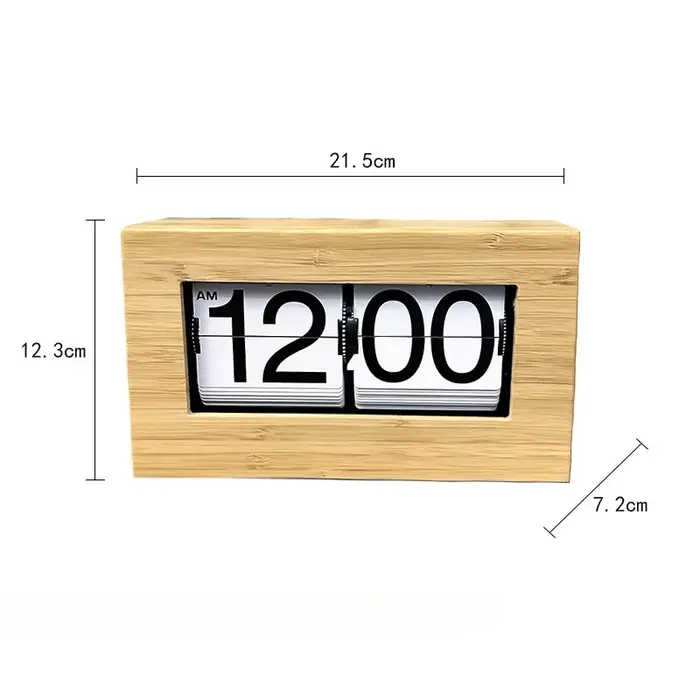 Horloges de Table Mécaniques en Bois