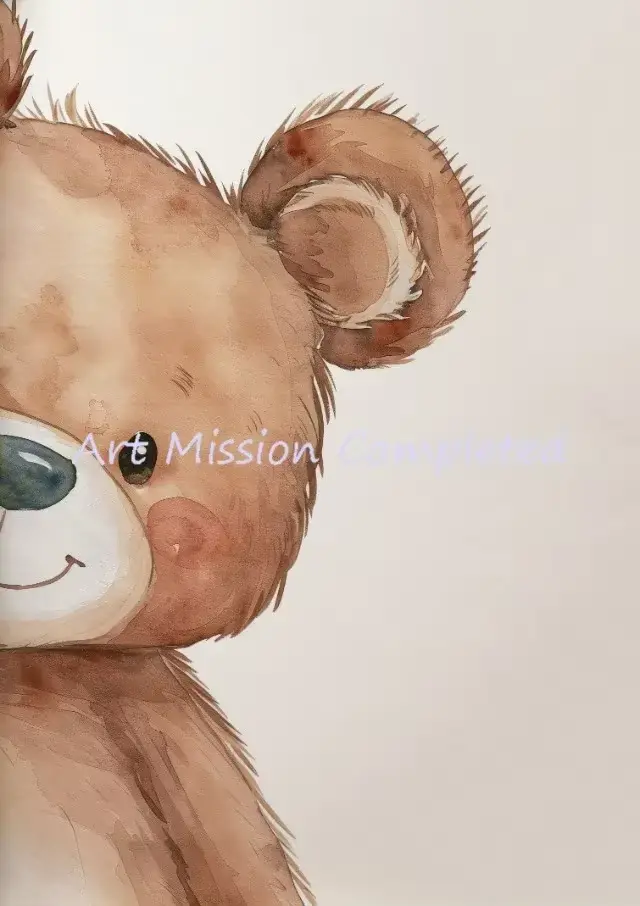 Peinture sur toile d'animaux mignons, éléphant, ours, lion, singe, tigre, renard, affiches à l'aquar