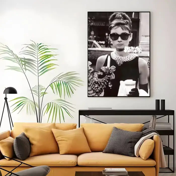 Affiche intemporelle A-Audrey Hepburn