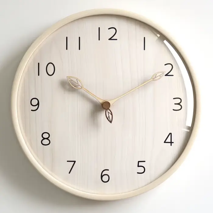 Horloge Murale en Bois Massif, Moderne, Minimaliste, Silays euse, Salon, Maison, Personnalité, Mode,