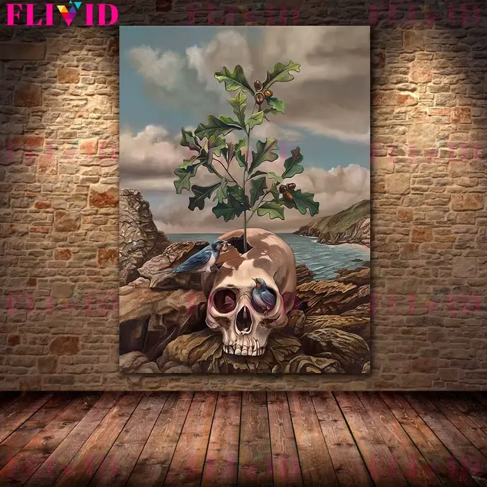 Peinture sur toile d'art mural vintage