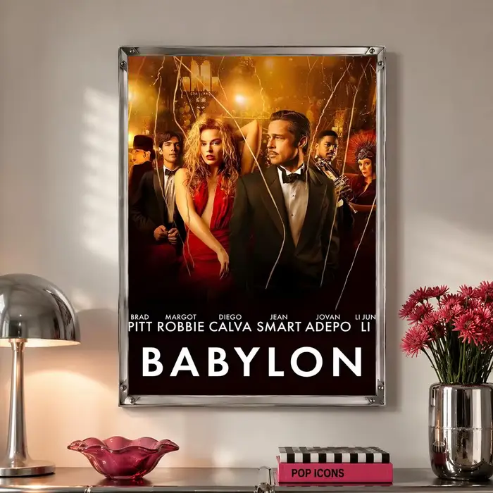 Affiche du film B-Babylon, décoration murale auto-adhésive, imperméable et amovible, pour chambre à 