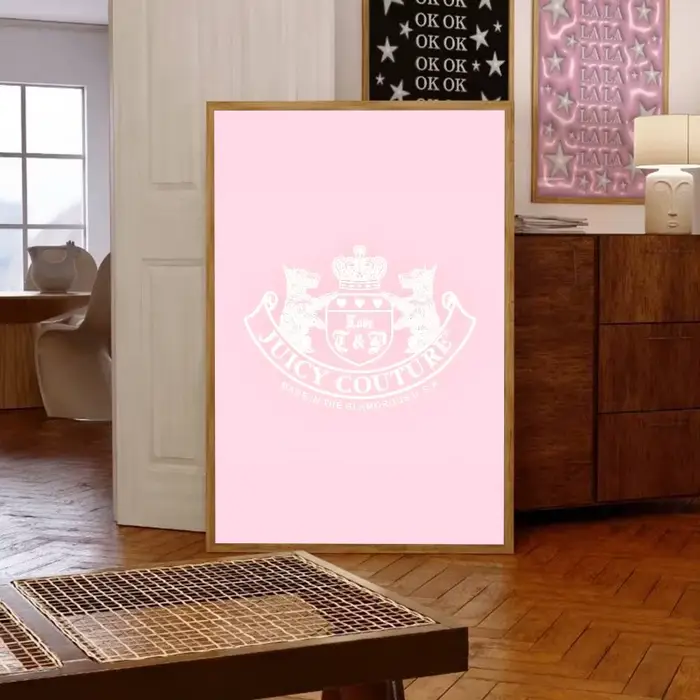 J-juicy c-couture (16) affiche imprimée A5 A4 A3 A2 décor artistique mural pour chambre bureau cadeau pour les Fans