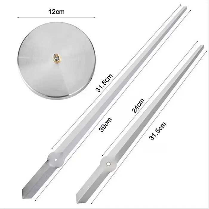 Grande taille pour horloge murale 3D moderne décor à la maison bref bricolage