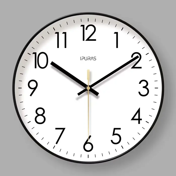 Horloge murale européenne simple pour salon